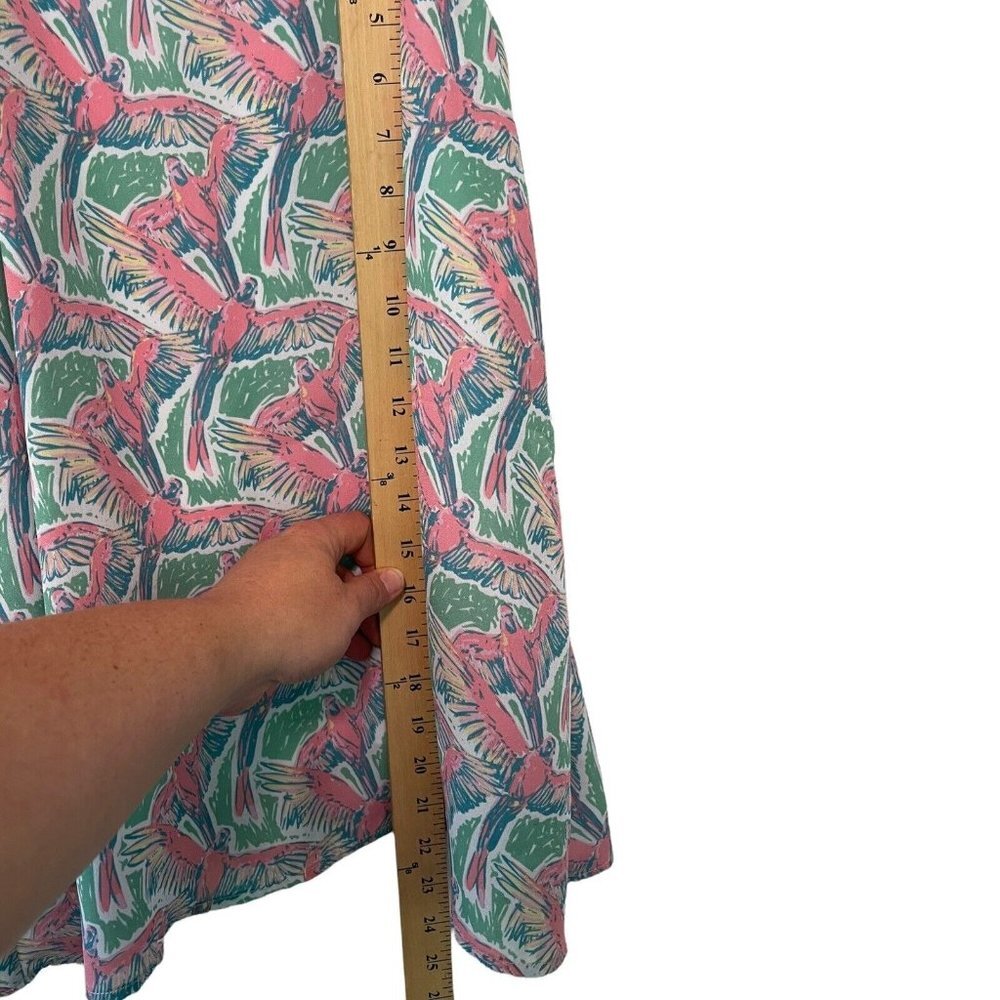 Lauren James Tank XS Tropical Vacation Parrots Mermaid Art Softgirl Lined - Picture 6 of 8